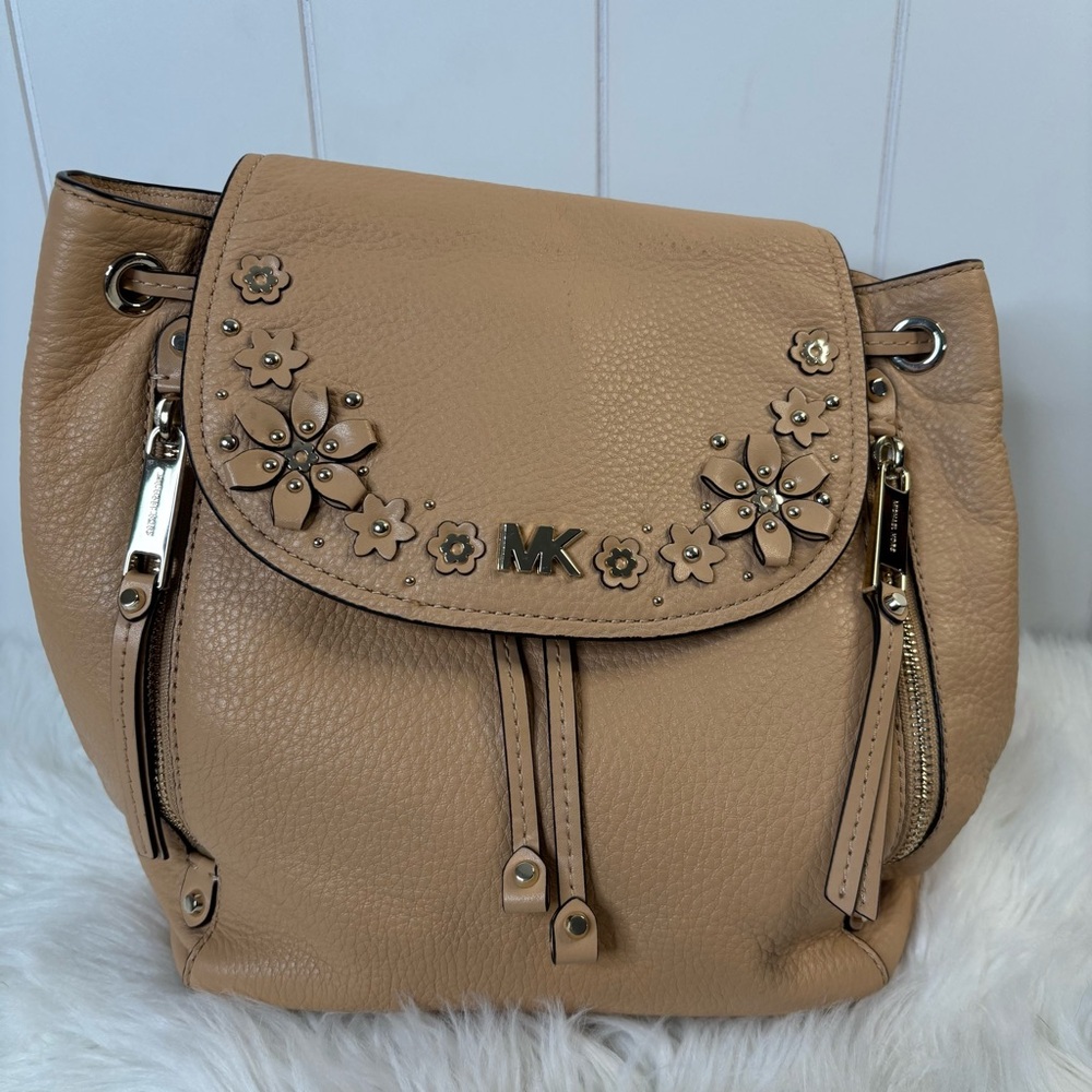Michael Kors Evie Flower Backpack Purse